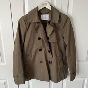 Everlane cropped trench